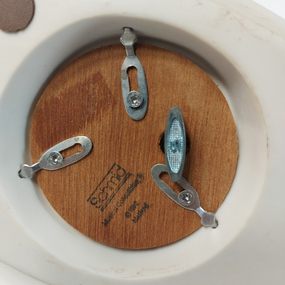 Schmid Duck Decoy Ceramic Music Box Mallard Moonlight Serenade Hand Painted 1982 - Picture 8 of 10